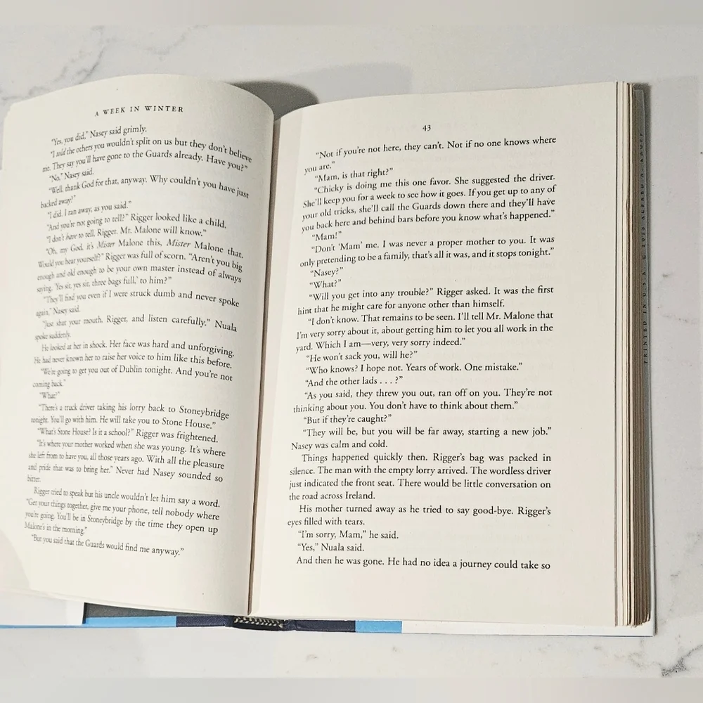 BOGO Maeve Binchy 'A Week in Winter' Hardcover Book